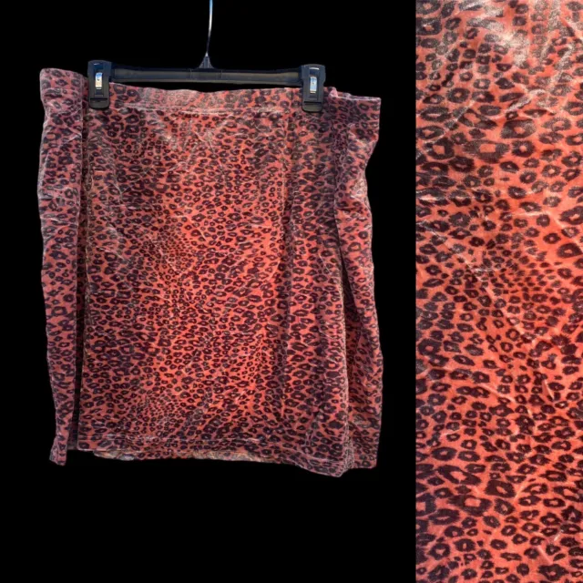 3xl 4xl shein mini skirt Leopard Print Velvet plus size  rockabilly gothic punk