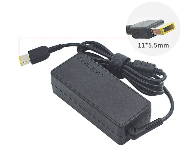 Véritable chargeur secteur USB C 65W pour Lenovo
