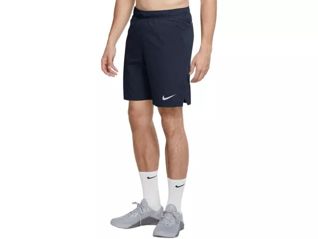 Nike Mens Flex Woven 3.0 Shorts Obsidian/White XL