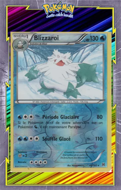 Blizzaroi Reverse - XY8:Impulsion Turbo - 40/162 - Carte Pokemon Neuve Française