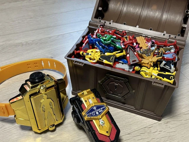 POWER RANGERS SUPER Megaforce Gokaiger Ranger Key treasure box 98set ...
