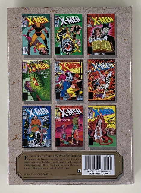 Marvel Masterworks Uncanny X-Men Vol 10 Hardcover DM Variant 241 New & Sealed HC 3