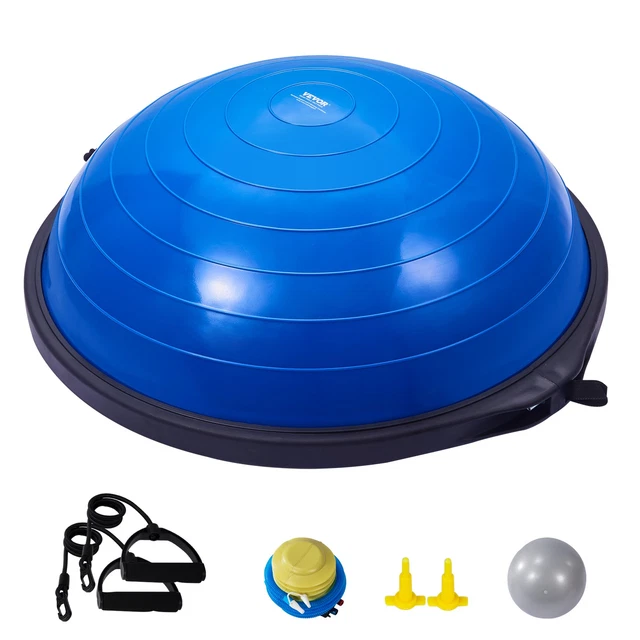 ZVD Ballon Sauteur Équilibre – Antidérapant Avec Poignée Et Pompe – Bleu