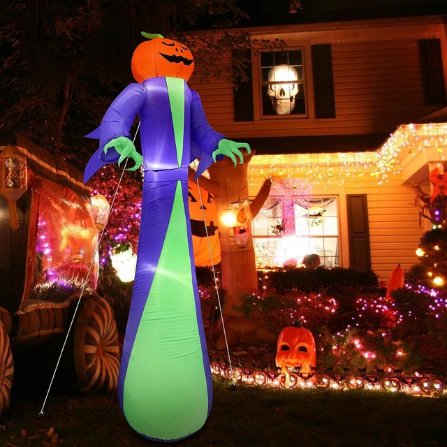 12FT GIANT HALLOWEEN Inflatables Pumpkin, Halloween Inflatables