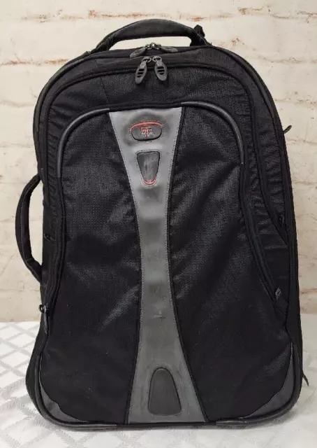 TUMI T TECH Black 26” Upright 2 Wheeled Suitcase Expandable Upright Soft