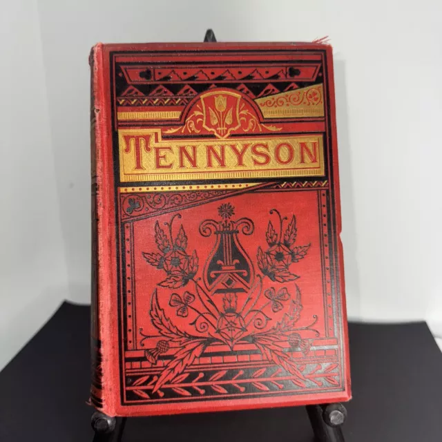 THE POETICAL WORKS OF ALFRED TENNYSON Complete Edition, 1883 Gold Gilded