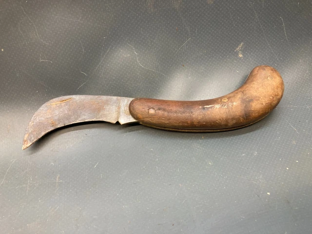 uralt antikes Okuliermesser Gärtner Taschen Obstbau Rosen Messer Dresden [3760-4