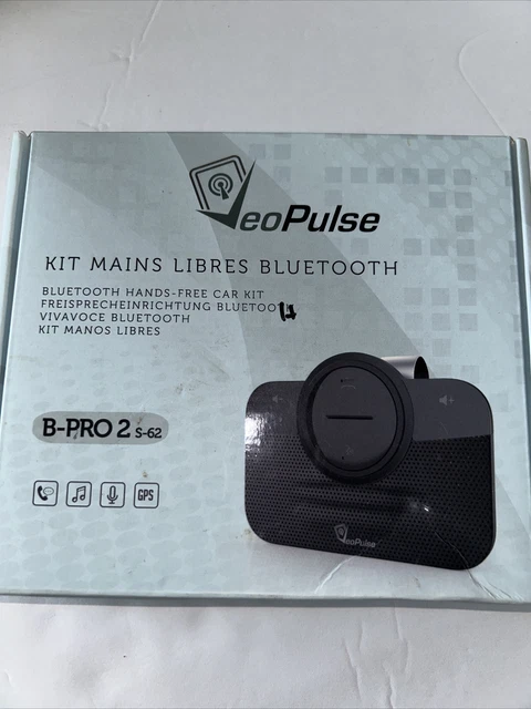 VeoPulse Car Speakerphone B-PRO 2 Hands-Free kit, 6W Hi-Fi Speakers, with Blu...