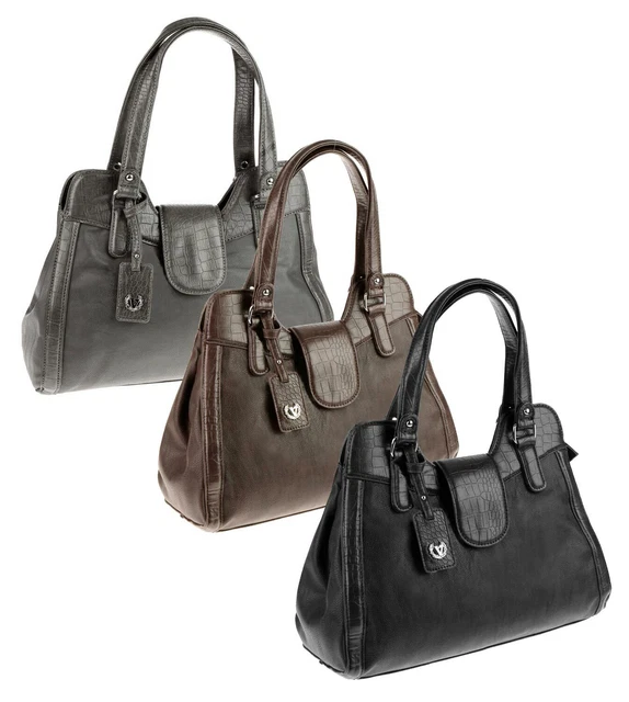 Sac à Main Femme DEEVORCA - Sac Bandoulière Léger Cuir PU Élégant Avec Poignée, Orange, Idéal Quotidien Voyage Shopping
