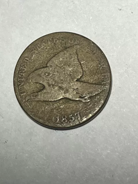 1857 Flying Eagle Cent Great Coin!!