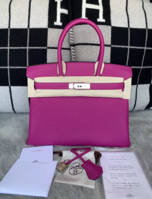 HERMES Birkin 25cm Veau Swift Capucine Coral Red PHW *comes with receipt*