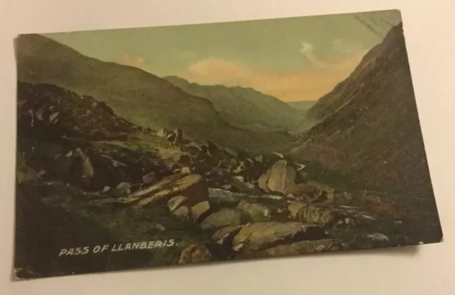 Pass Of Llanberis Postcard