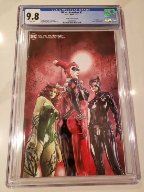 DC vs. Vampires 1 Turini minimal variant B CGC 9.8 DC Comics