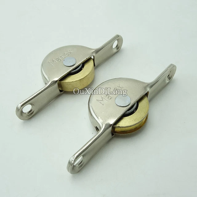 10PCS Replace Sliding Window and Door Pulley Roller Screen Window Brass Wheels