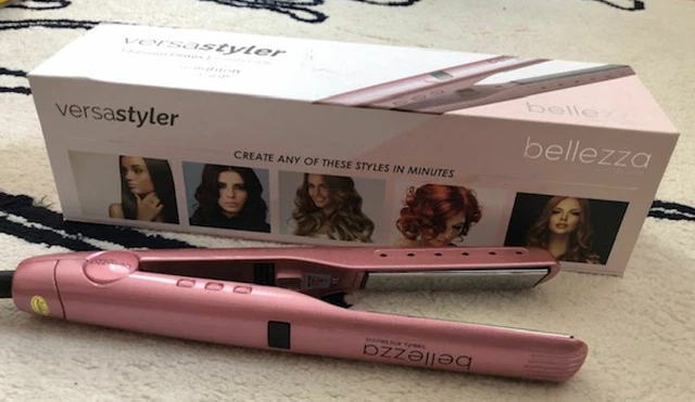 Bellezza VersaStyler 1 Inch Titanium Plates Flat Iron Twisted Hair Straightener Bellezza VersaStyler 1 Inch Titanium Plates Flat Iron Twisted Hair Straightener