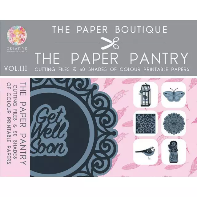 The Paper Boutique Paper Pantry Cutting Files Vol 3 USB Collection