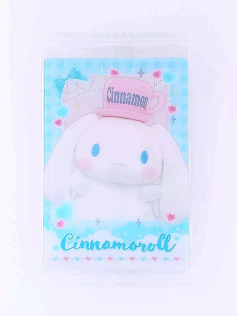 Carte Plastique Métallisée Cinnamoroll Sanrio – Édition Japonaise Ichigo Shinbun Wafer N°01 – Neuf Sous Blister
