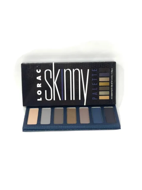 Lorac Skinny Eye Shadow Palette in Navy New In Box 0.45