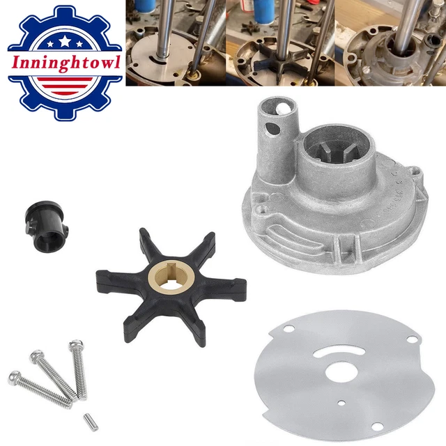 WATER PUMP IMPELLER Kit For Johnson Evinrude BRP OMC 10 15 18 20 25 HP