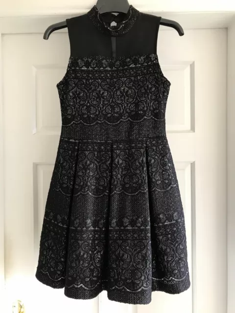 Girl's Black and Silver Dress Age 12 years