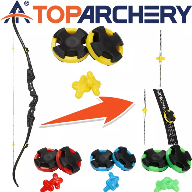 Archery Bow Limbs Stabilizer + String Stabilizer Silencer Dampener for Recurve