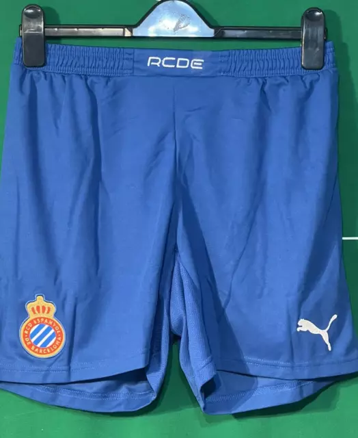 Rcd Espanyol -  Football  Shorts -  Blue  (34) - New No Tags