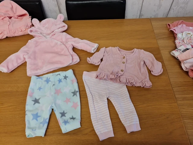 Baby Girls Huge Clothes Bundle. 86 Items Fist size, Newborn & 0-3 Months 7