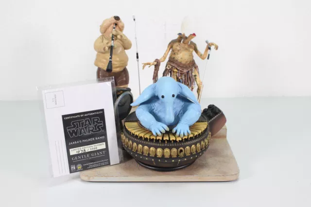 "Statua deluxe di Star Wars: Gentle Giant ""Jabb's Palace Band (Max Reebo Band)""