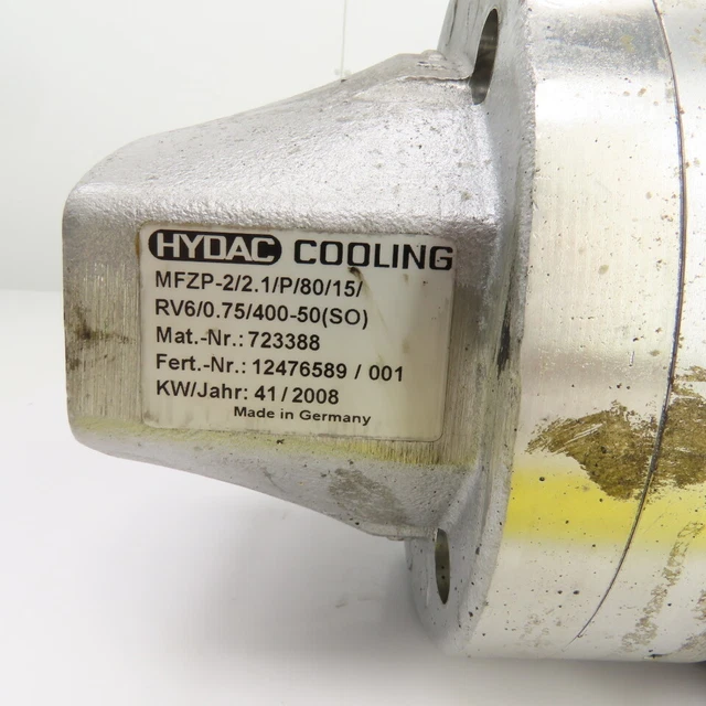 Hydac Cooling MFZP-2/2.1P/80/15 0.75/0.90kW Direct Drive Cooling Vane Pump 3PH 2
