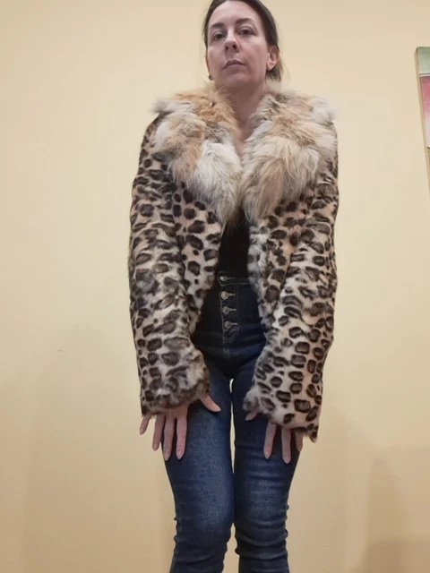 Veste En Vraie Fourrure De Lapin Il Couturier Giacchina - Taille 42 - Haute Couture - Neuf