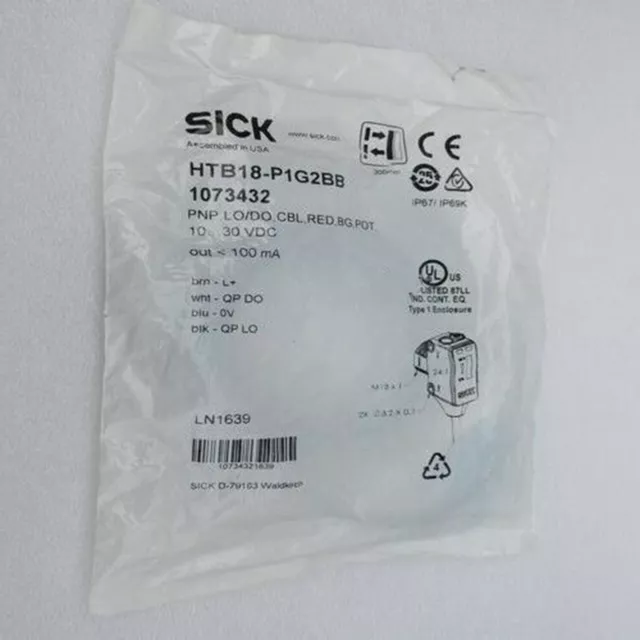 one new SICK sensor HTB18-P1G2BB 1073432 Fast Delivery