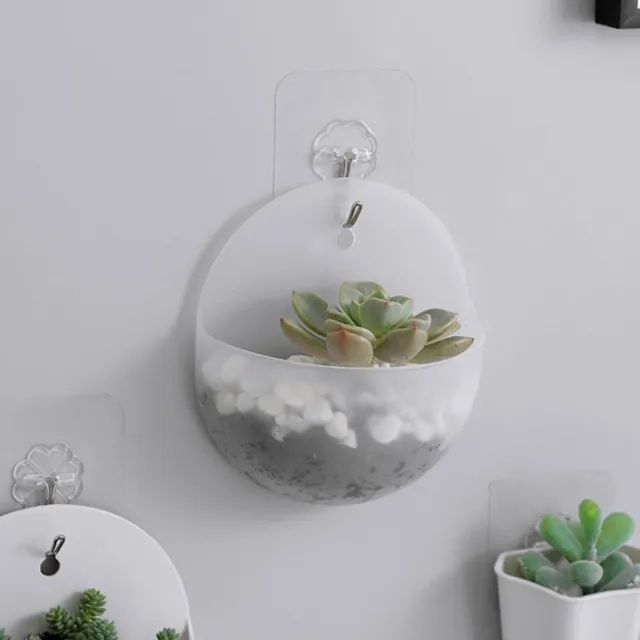 Hanging Planter Plant Pot Wall Mounted Flower Pots Garden Balcony Fence Vase