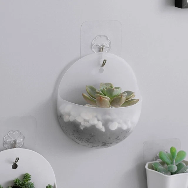 Hanging Planter Plant Pot Wall Mounted Flower Pots Garden Balcony Fence Vase
