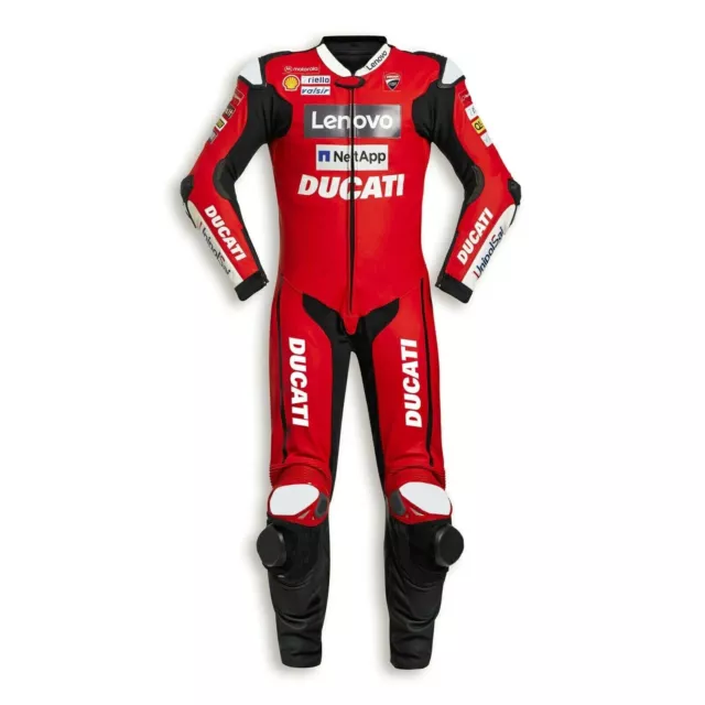DUCATI Motorbike Racing Suit Motorcycle Customized Cowhide Leather Suit