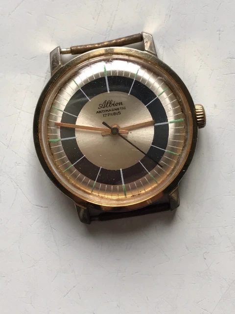 Montre Mécanique Albion 15 Rubis - Antimagnétique - Occasion Fonctionnelle - Unisexe
