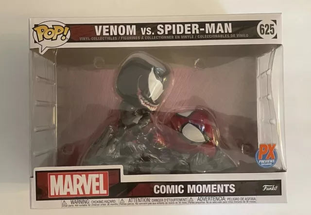 Funko Pop Marvel VENOM vs SPIDER-MAN Comic Moments 625 Previews PX Exclusive