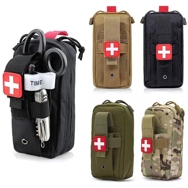 TACTICAL MOLLE MEDICAL Bag First Aid Kit IFAK Pouch Emergency EMT EDC