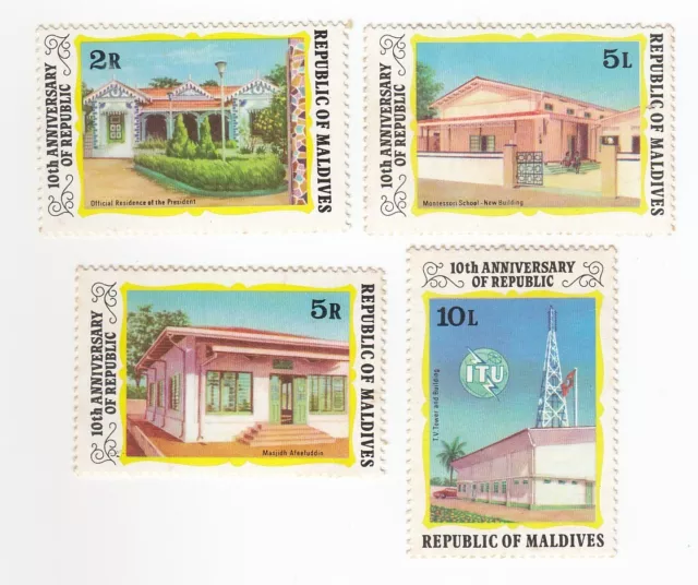 Malediven, Set Mit 4 Briefmarken, MNH, Ah 389