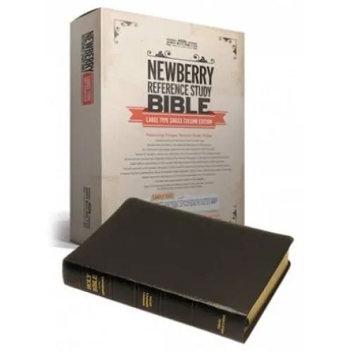 NEW Morocco Leather Newberry Bible Single Column Reference AV=KJV Ritchie 2021