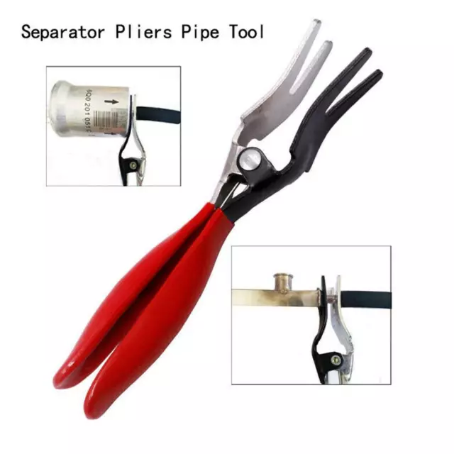 Separator Pliers Pipe Tool Angled Auto Fuel Water Vacuum Line Tube Hose Removeᢜ