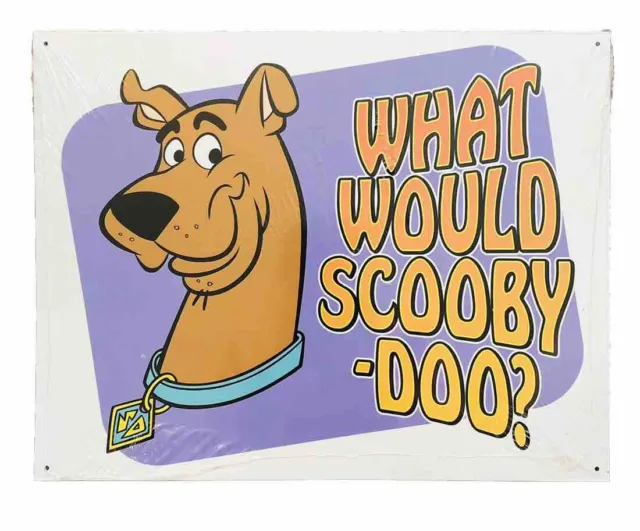 New Scooby Doo Metal TIn Sign Cartoon TV Kids Room Home Wall Decor 16” X 12.5”