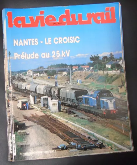 La vie du rail N° 1962 1984 Chemin de fer Train Nantes Le Croisic Paraguay