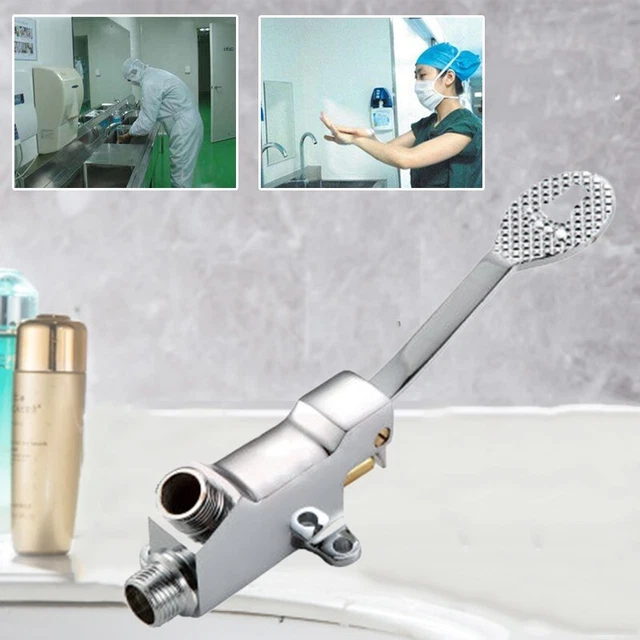 Interruttore A Pedale Per Rubinetto - Valvola Di Controllo Acqua Fredda In Ottone, Filettatura G1/2