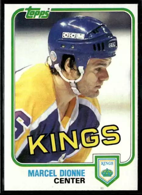 1981-82 Topps Hockey Marcel Dionne Los Angeles Kings #9