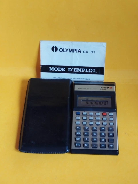 Calculatrice Canon Palmtronic EL-81M – Vintage 1970, LED Rouge, Old School, Fonctionnelle