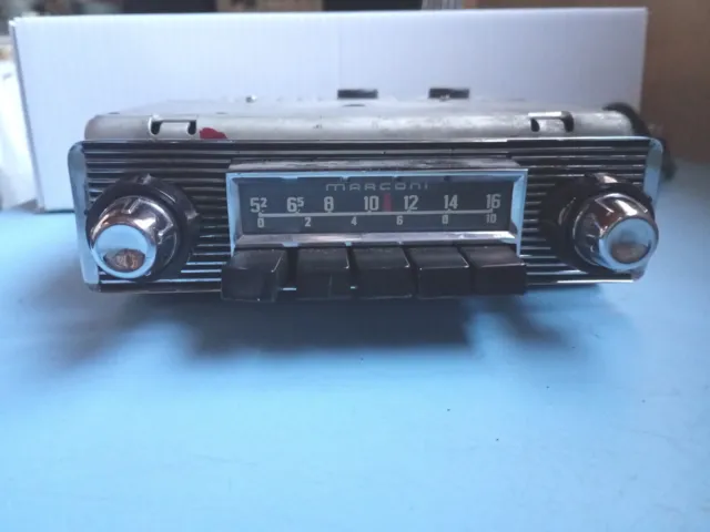 Auto radio Marconi joya rareza sin comprobar