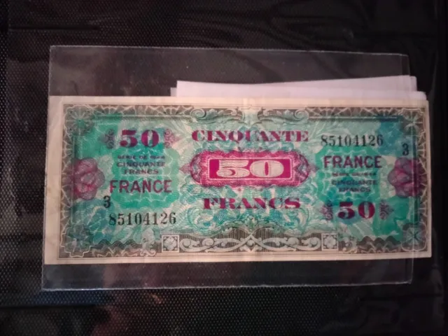 Billet De 50 Francs Série 1944