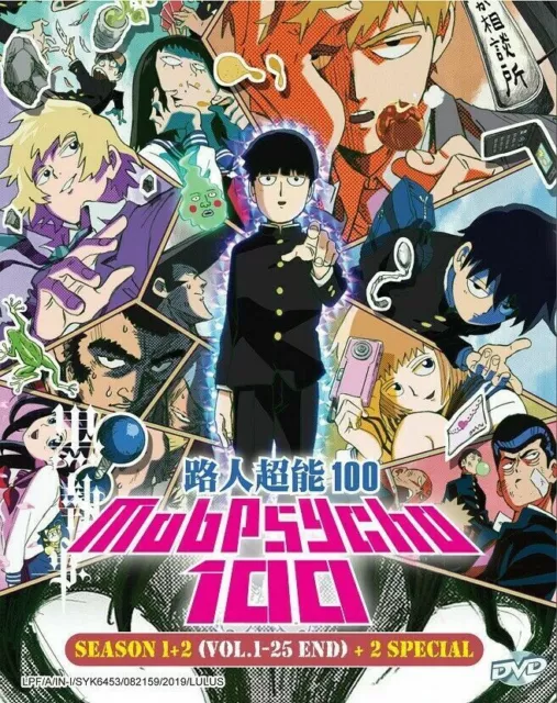 ANIME MOB PSYCHO 100 SEASON 1-3 VOL.1-37 END + 2 SP DVD ENGLISH DUB + FREE  ANIME