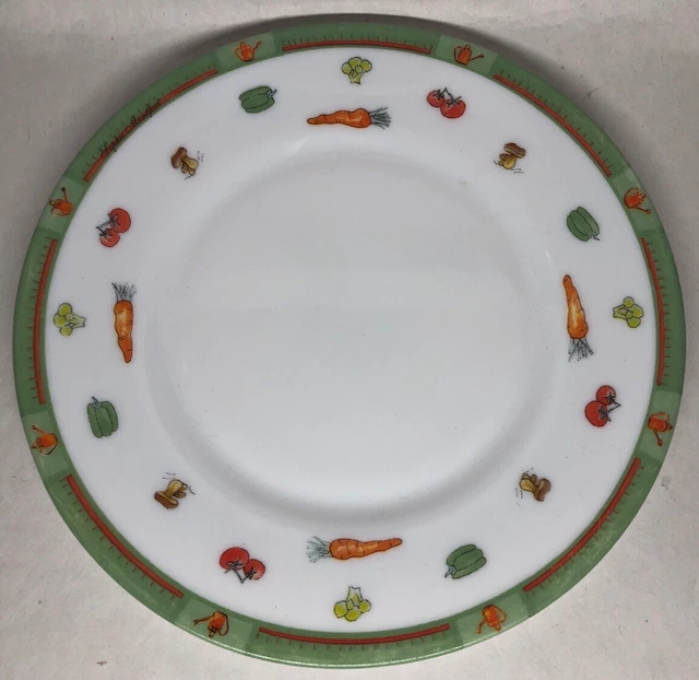 Lot De 6 Assiettes Arcopal France Vintage 19,7 Cm - Décor Floral - Bon état