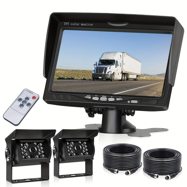 CAR REAR VIEW Backup Camera Reverse 7'' HD Night Vision for RV Truck ...